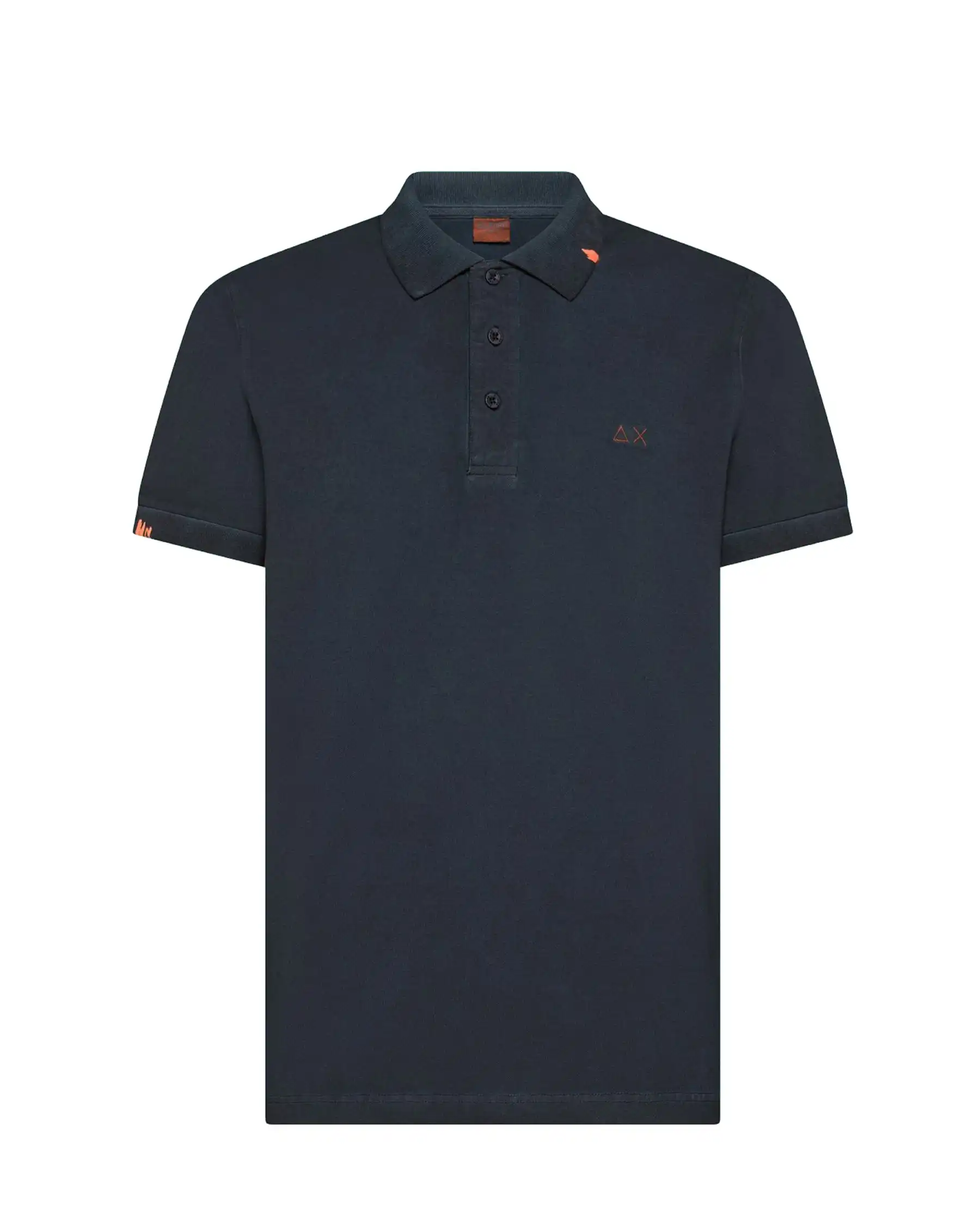 SUN 68 POLO SPECIAL DYED BEACH BLU