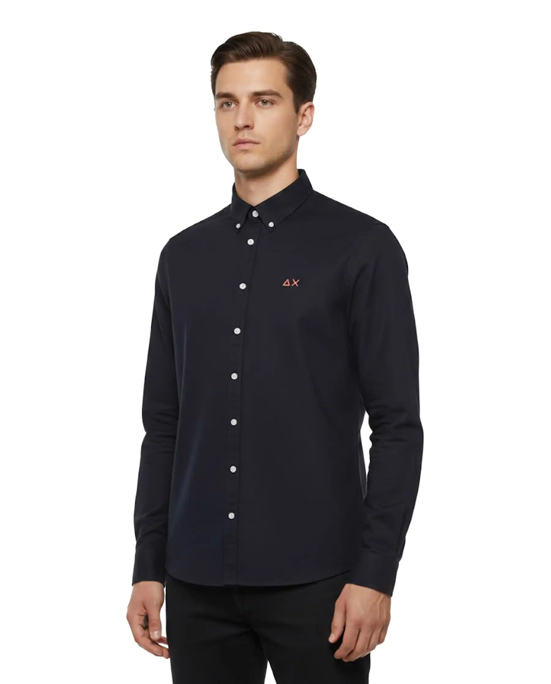 SUN 68 CAMICIA BD BEACH BLU