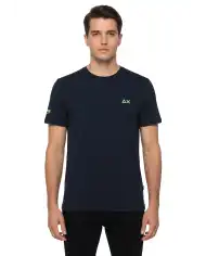SUN 68 T-SHIRT BEACH BLU