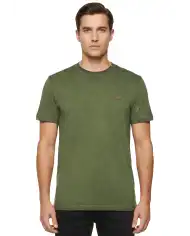 SUN 68 T-SHIRT SPECIAL DYED BEACH VERDE MILITARE
