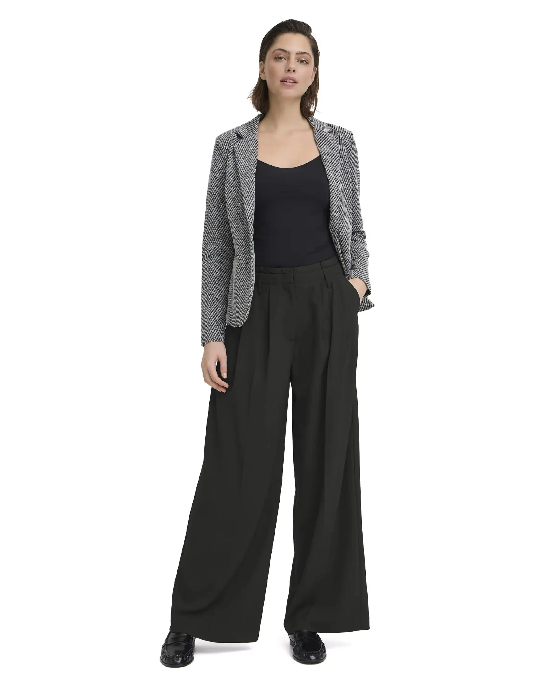 ICHI PANTALONI EZARTO NERO