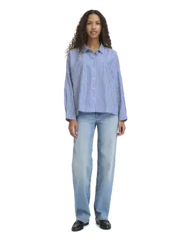 ICHI CAMICIA GILEY AZZURRO