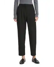 ICHI PANTALONI FAVA ANCLE NERO