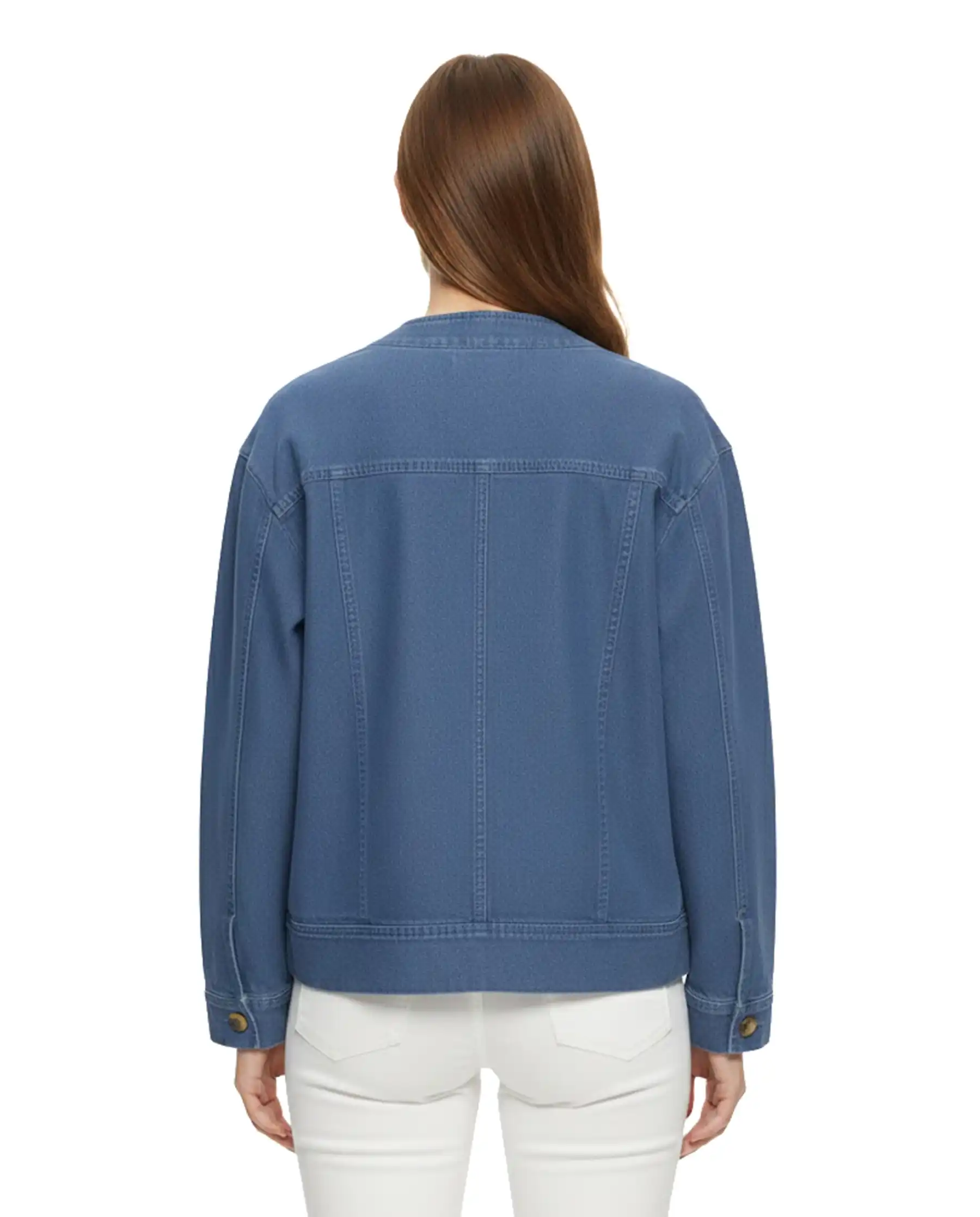 ICHI GIACCA KATE DENIM AZZURRO