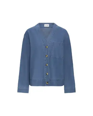 ICHI GIACCA KATE DENIM AZZURRO