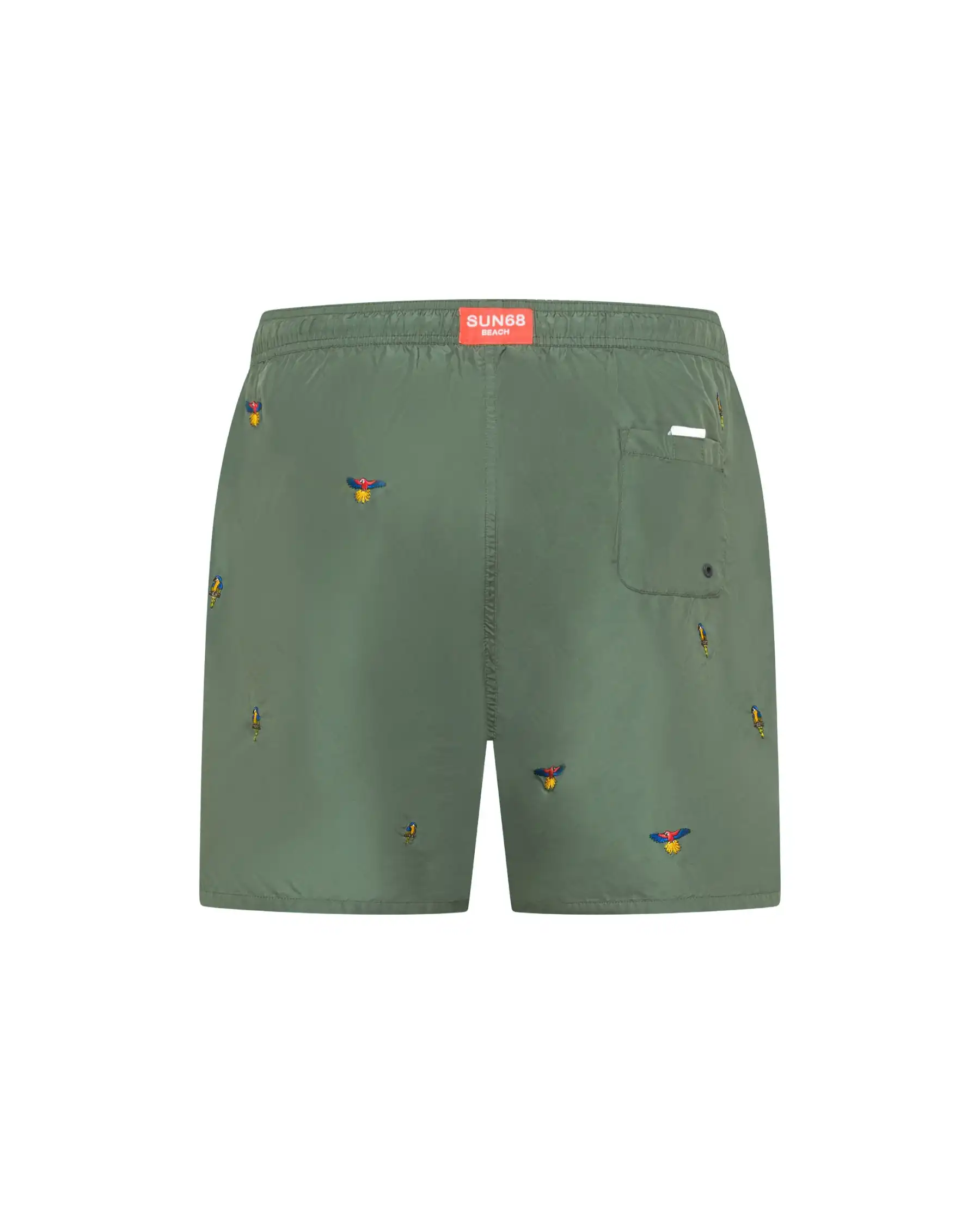 SUN 68 COSTUME EMBROIDERY VERDE MILITARE