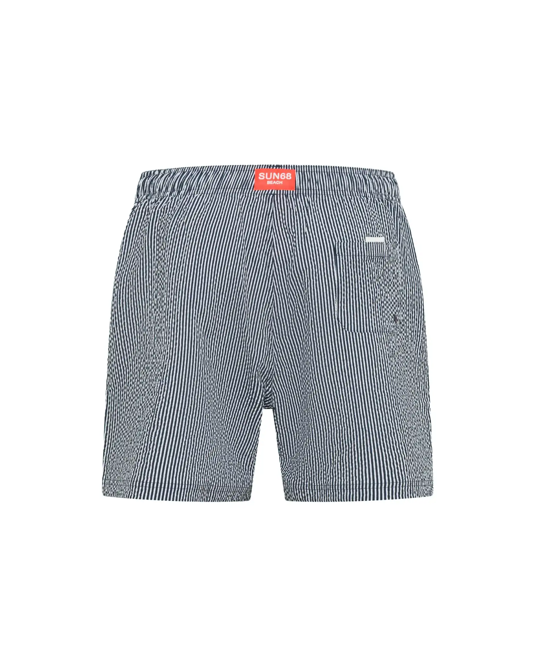 SUN 68 COSTUME SEERSUCKER STRIPES BLU