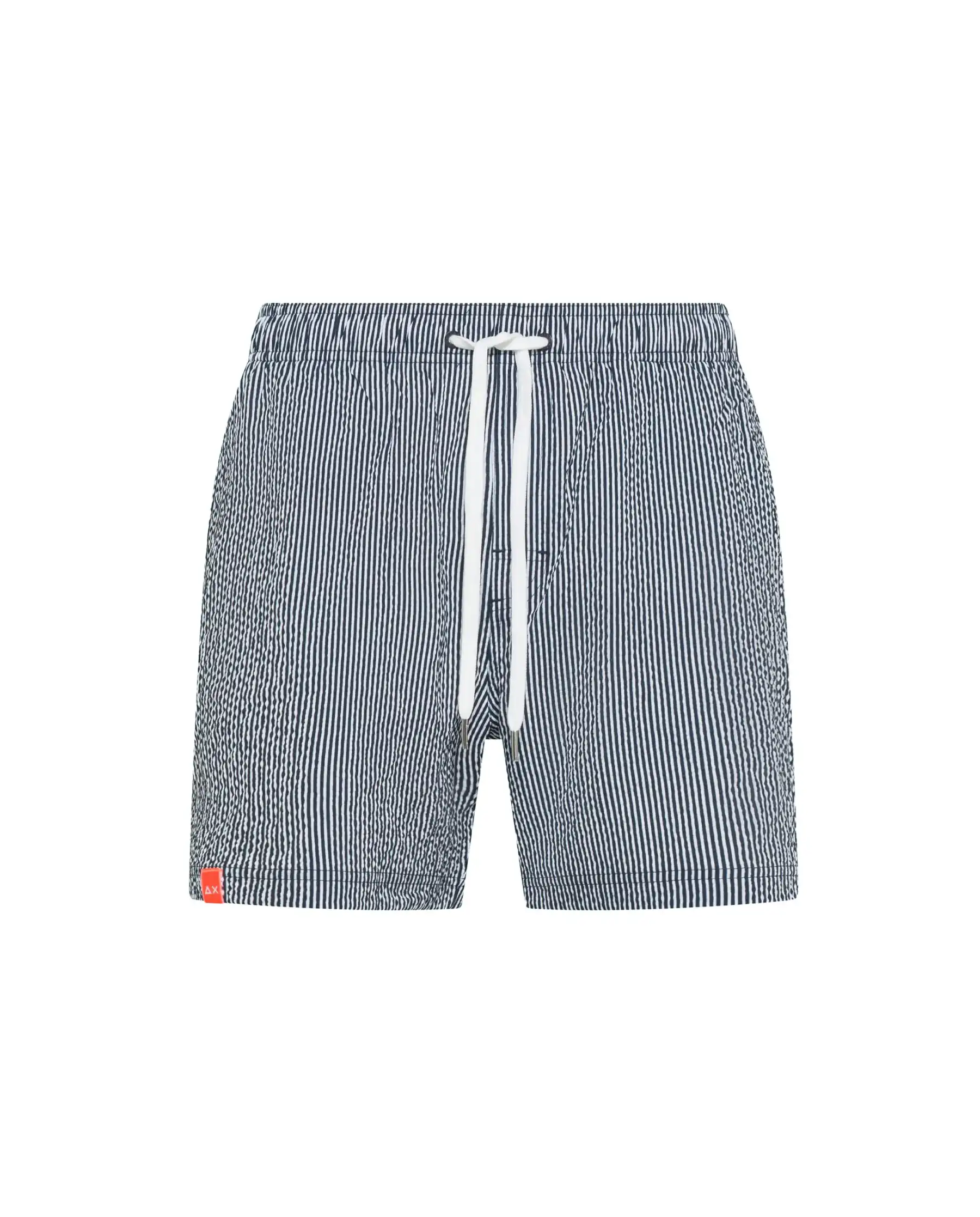 SUN 68 COSTUME SEERSUCKER STRIPES BLU