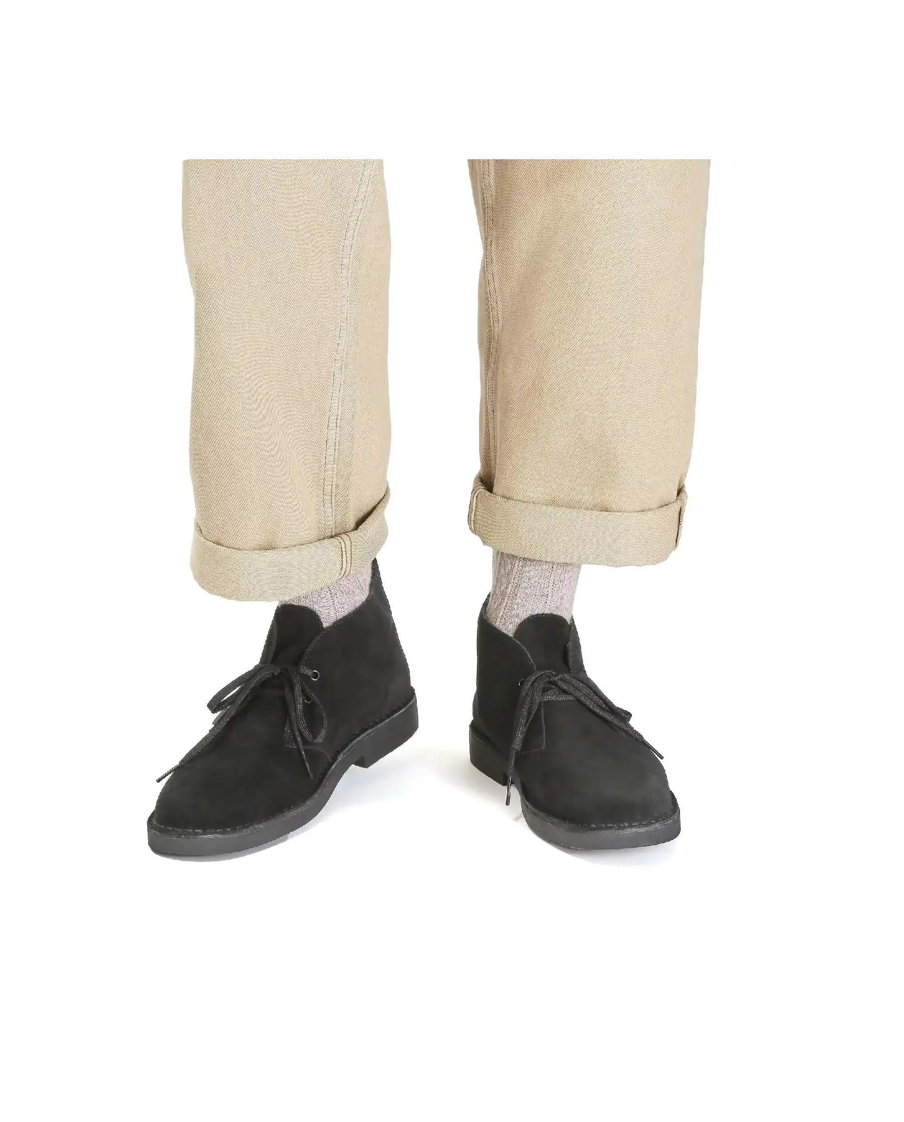 CLARKS POLACCHINI DESERT BOOT NERO