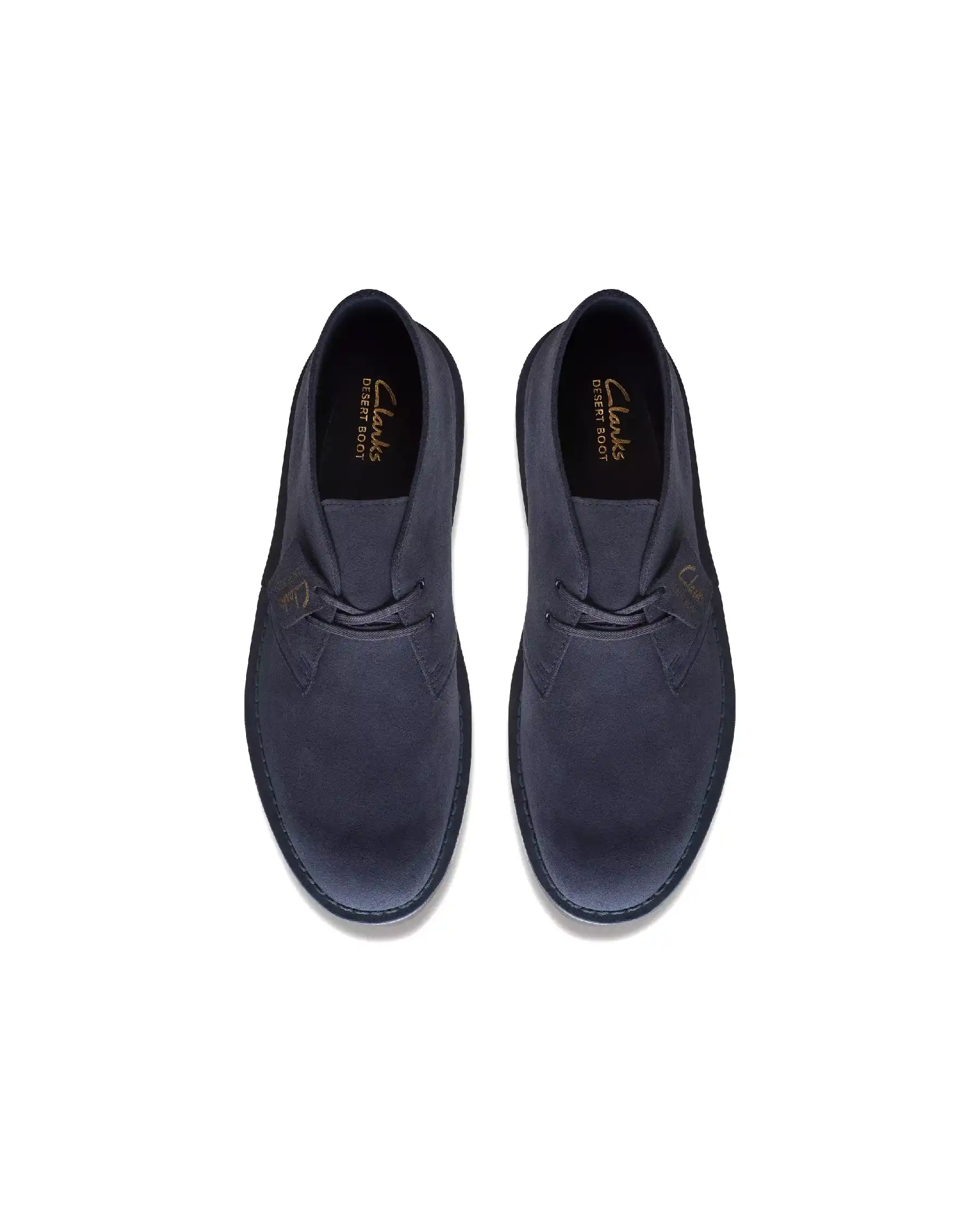 CLARKS POLACCHINI DESERT BOOT BLU