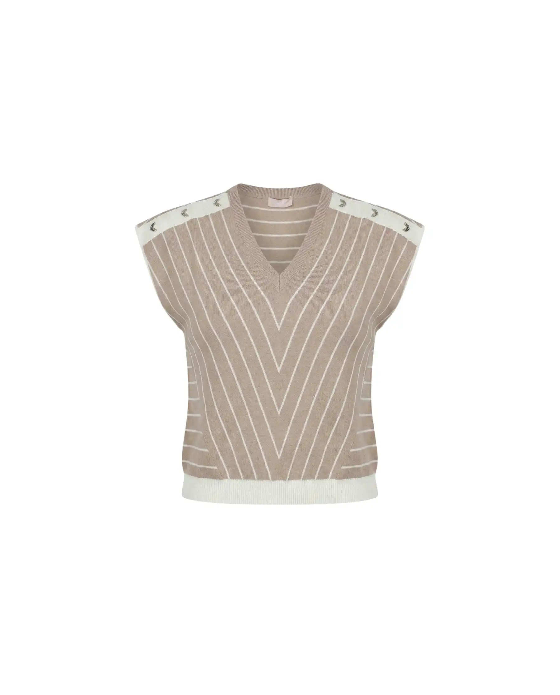 LIU JO T-SHIRT CAMMELLO