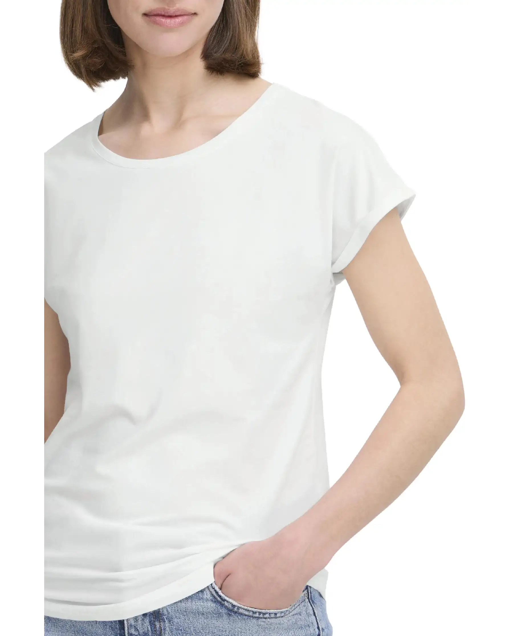 B.YOUNG T-SHIRT MILA BIANCO