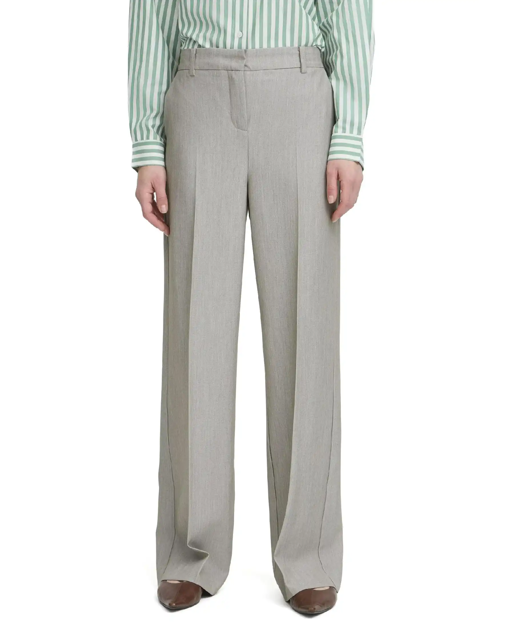 B.YOUNG PANTALONI DANTA GRIGIO