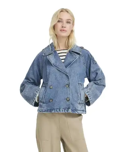 B.YOUNG GIACCA IN JEANS CITAN BLU