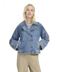 B.YOUNG GIACCA IN JEANS CITAN BLU