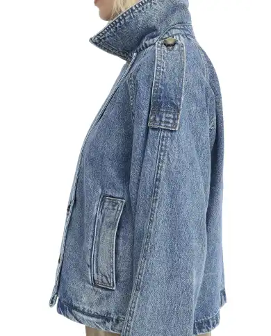 B.YOUNG GIACCA IN JEANS CITAN BLU