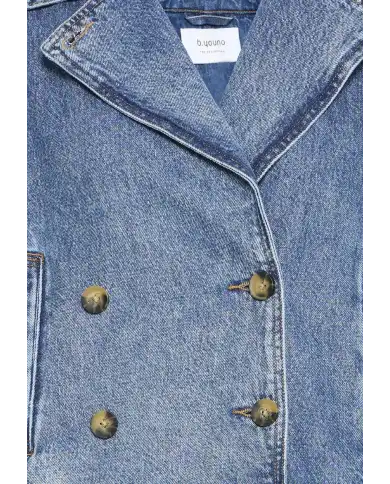 B.YOUNG GIACCA IN JEANS CITAN BLU