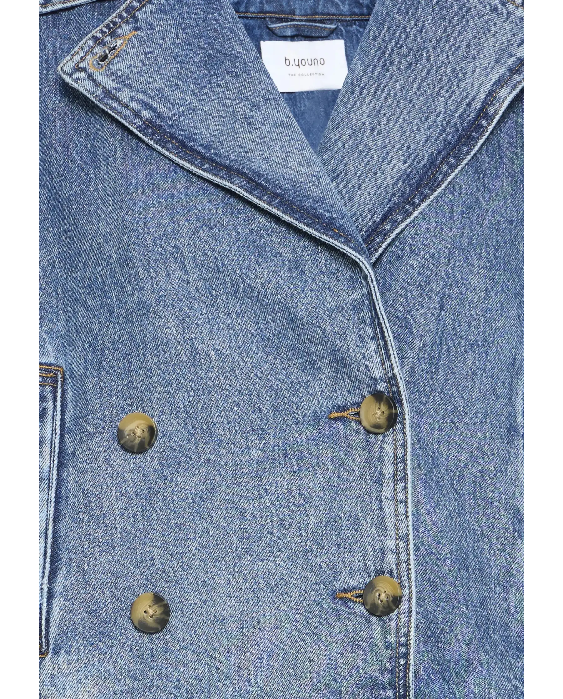 B.YOUNG GIACCA IN JEANS CITAN BLU