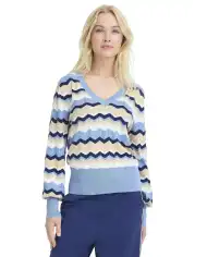 B.YOUNG MAGLIONE MMORLA POINTELLE MULTICOLOR