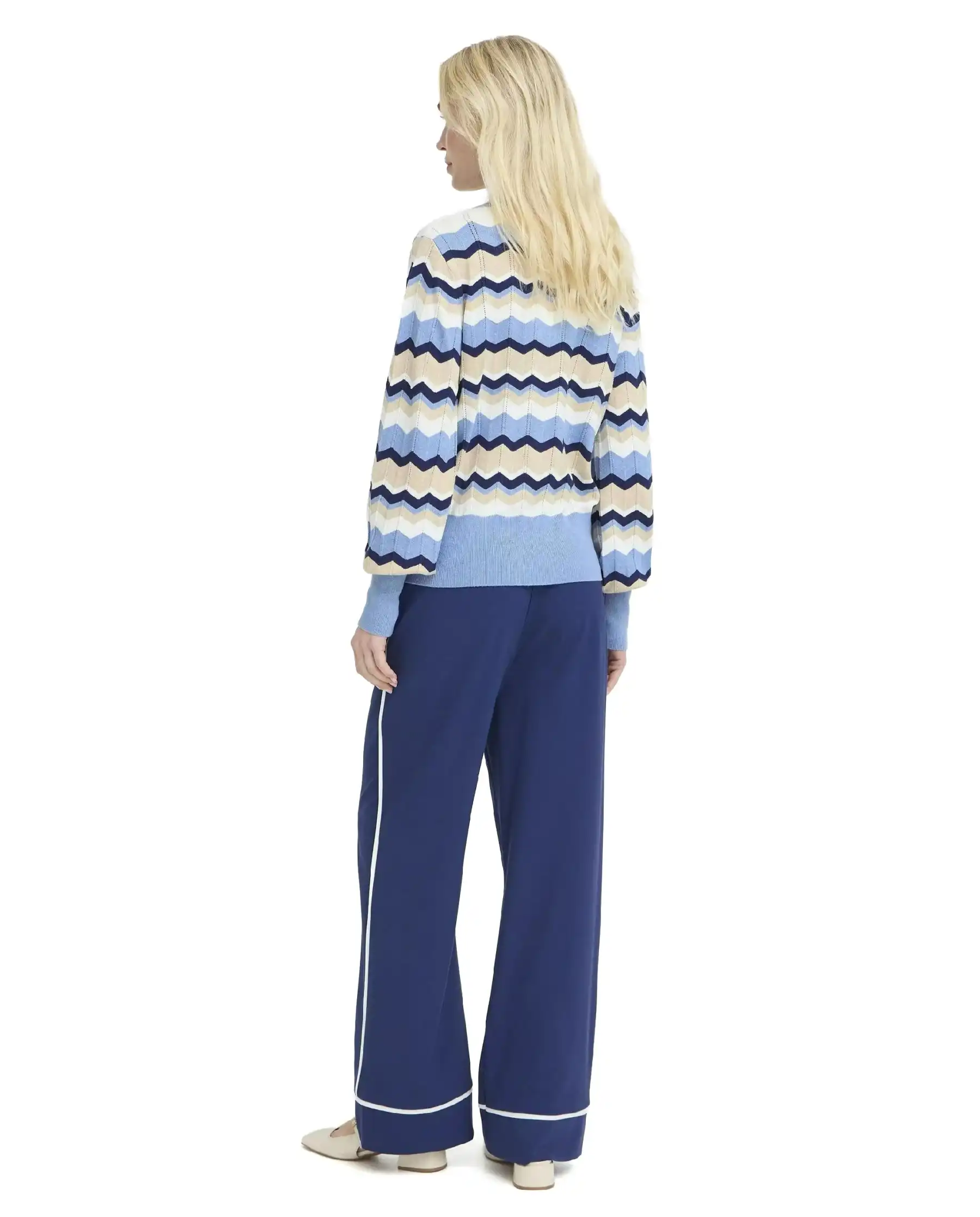 B.YOUNG MAGLIONE MMORLA POINTELLE MULTICOLOR