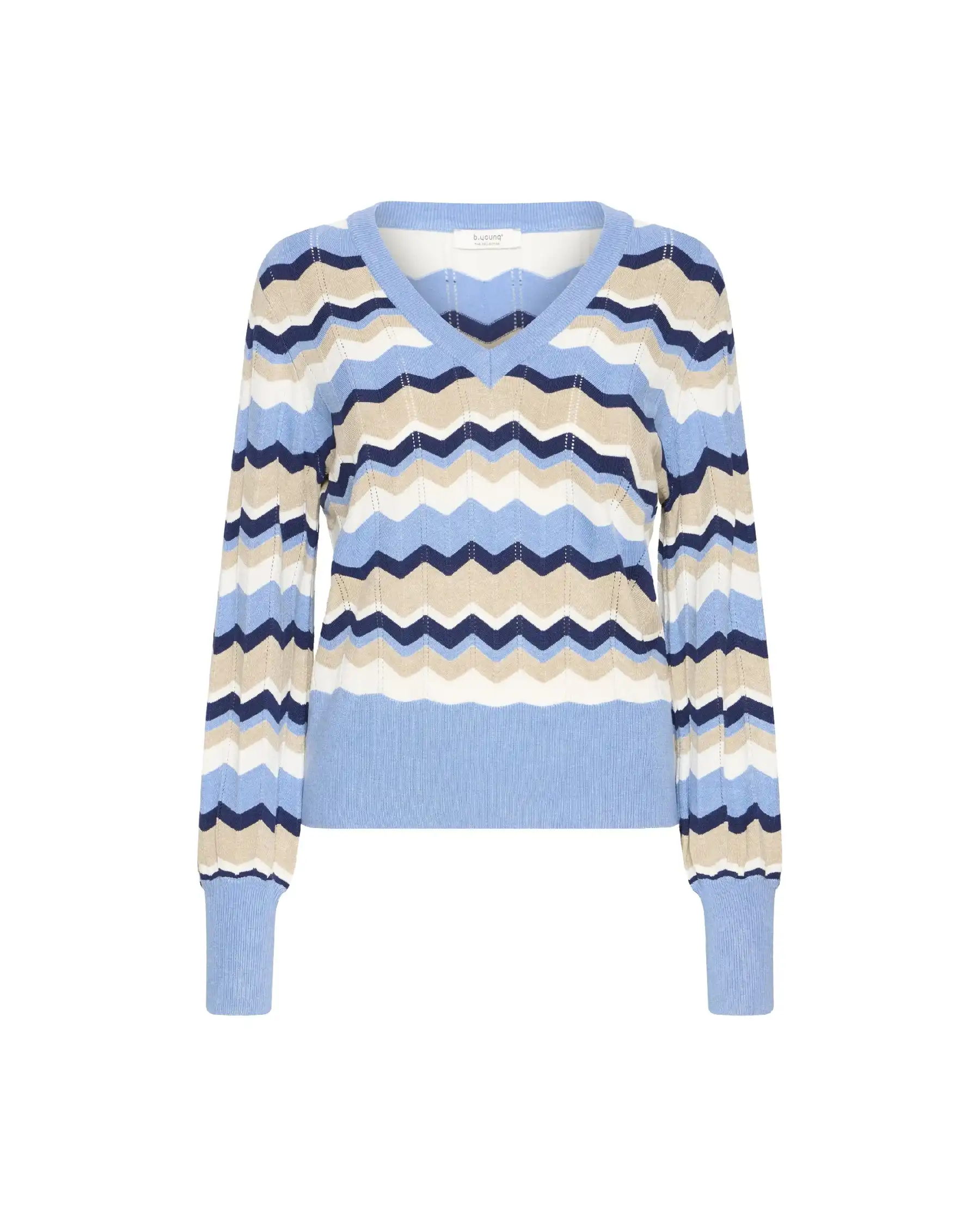 B.YOUNG MAGLIONE MMORLA POINTELLE MULTICOLOR