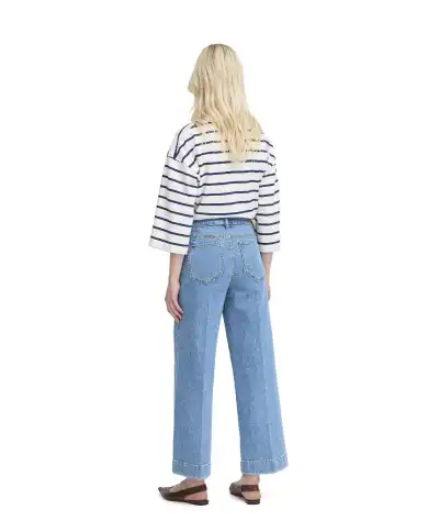 B.YOUNG JEANS KIBINE WIDE AZZURRO