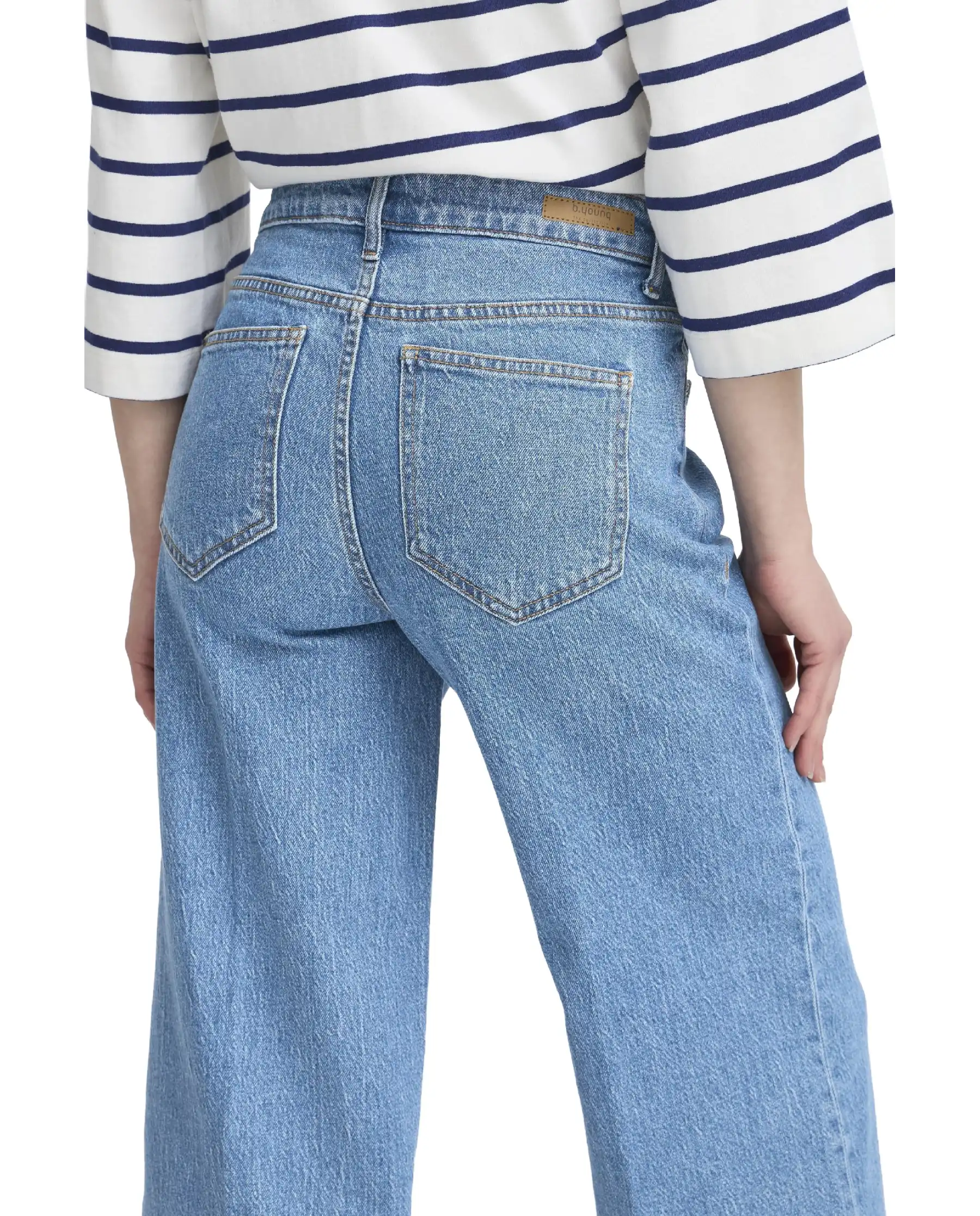 B.YOUNG JEANS KIBINE WIDE AZZURRO