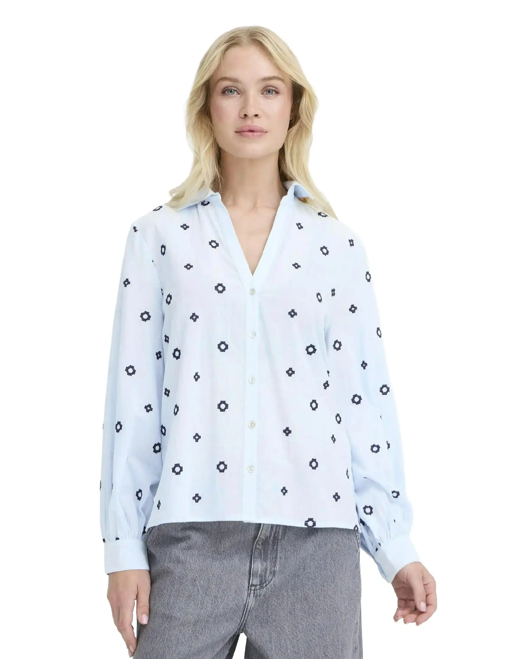 B.YOUNG CAMICIA FABIENNE CIELO