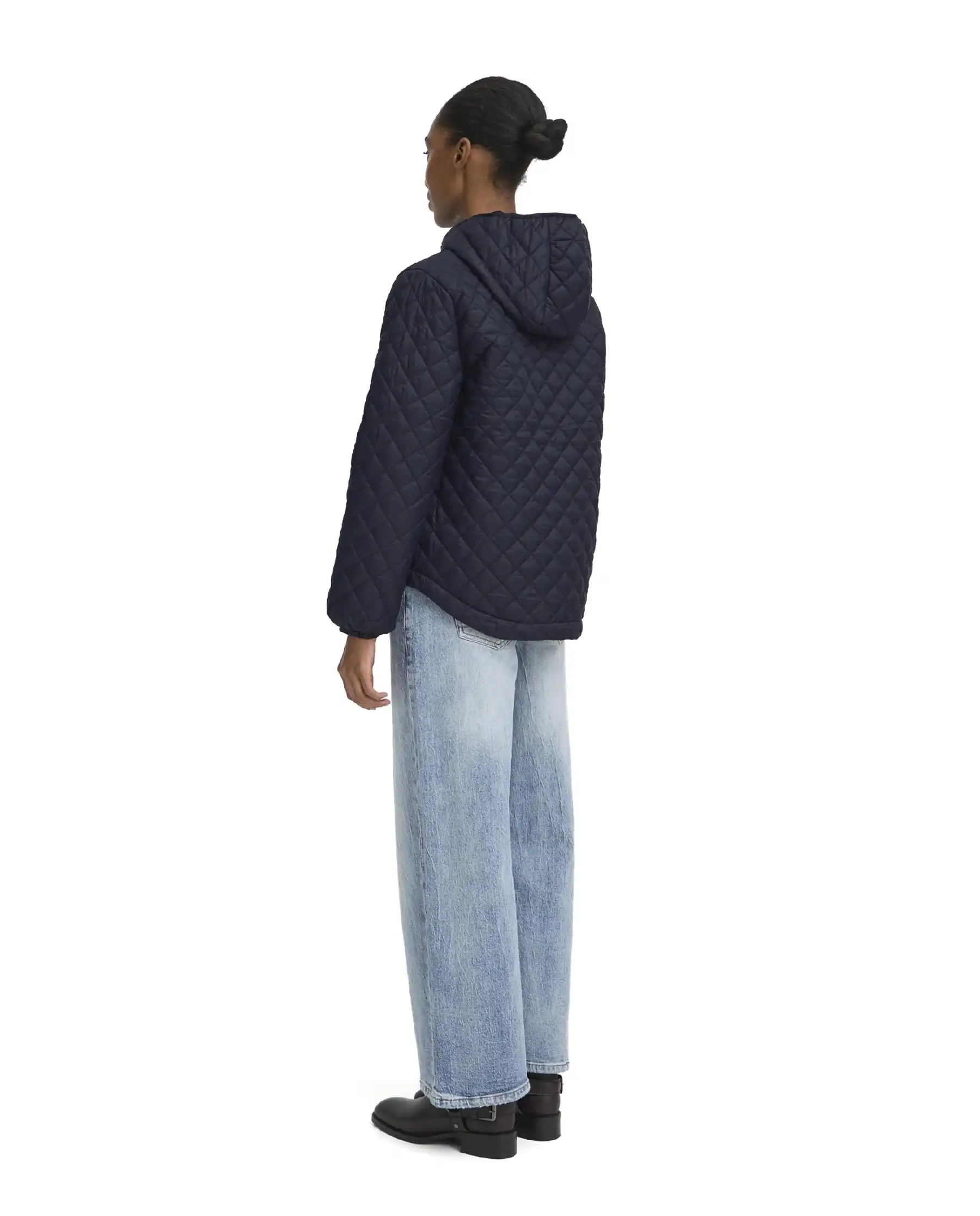 B.YOUNG GIACCA TRAPUNTATA BERTA BLU