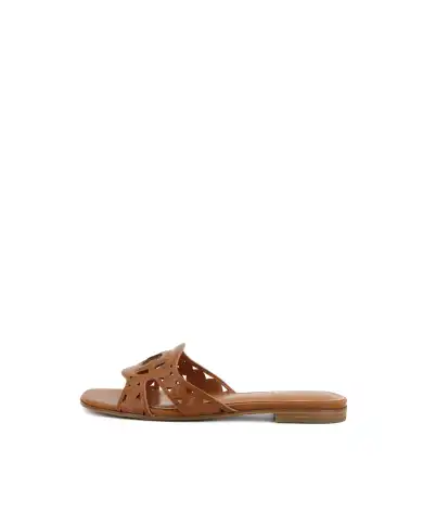 GUESS CIABATTINE CIESTA COGNAC