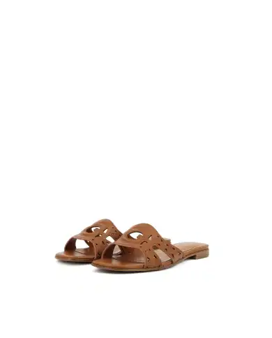 GUESS CIABATTINE CIESTA COGNAC