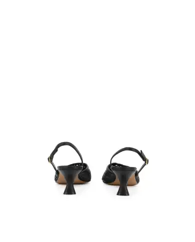 BIANCA DI SLING BACK NERO