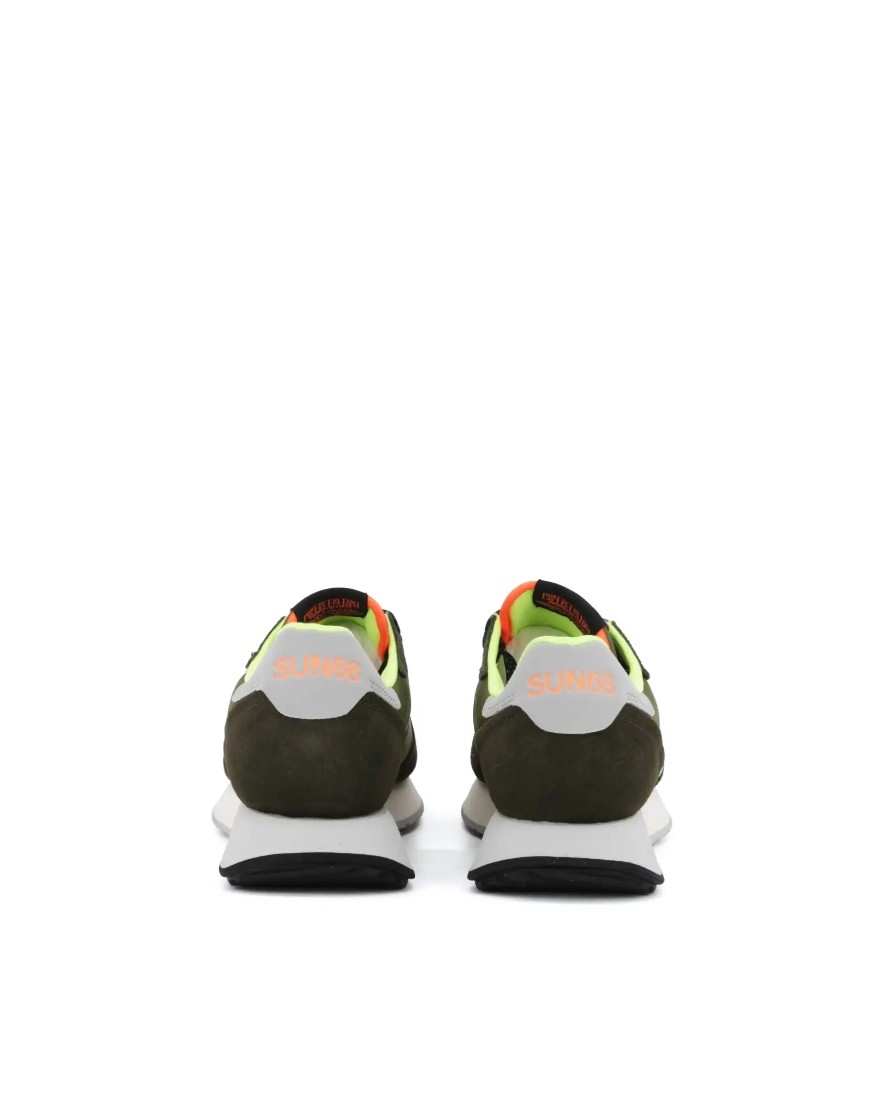 SUN 68 SNEAKERS JAKI 2.0 FLUO VERDE MILITARE