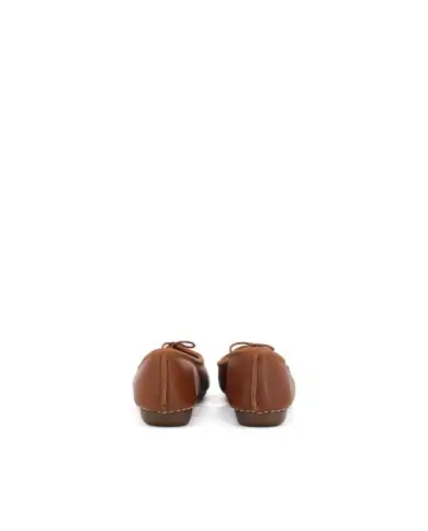 CLARKS BALLERINE FRECKLE MARRONE