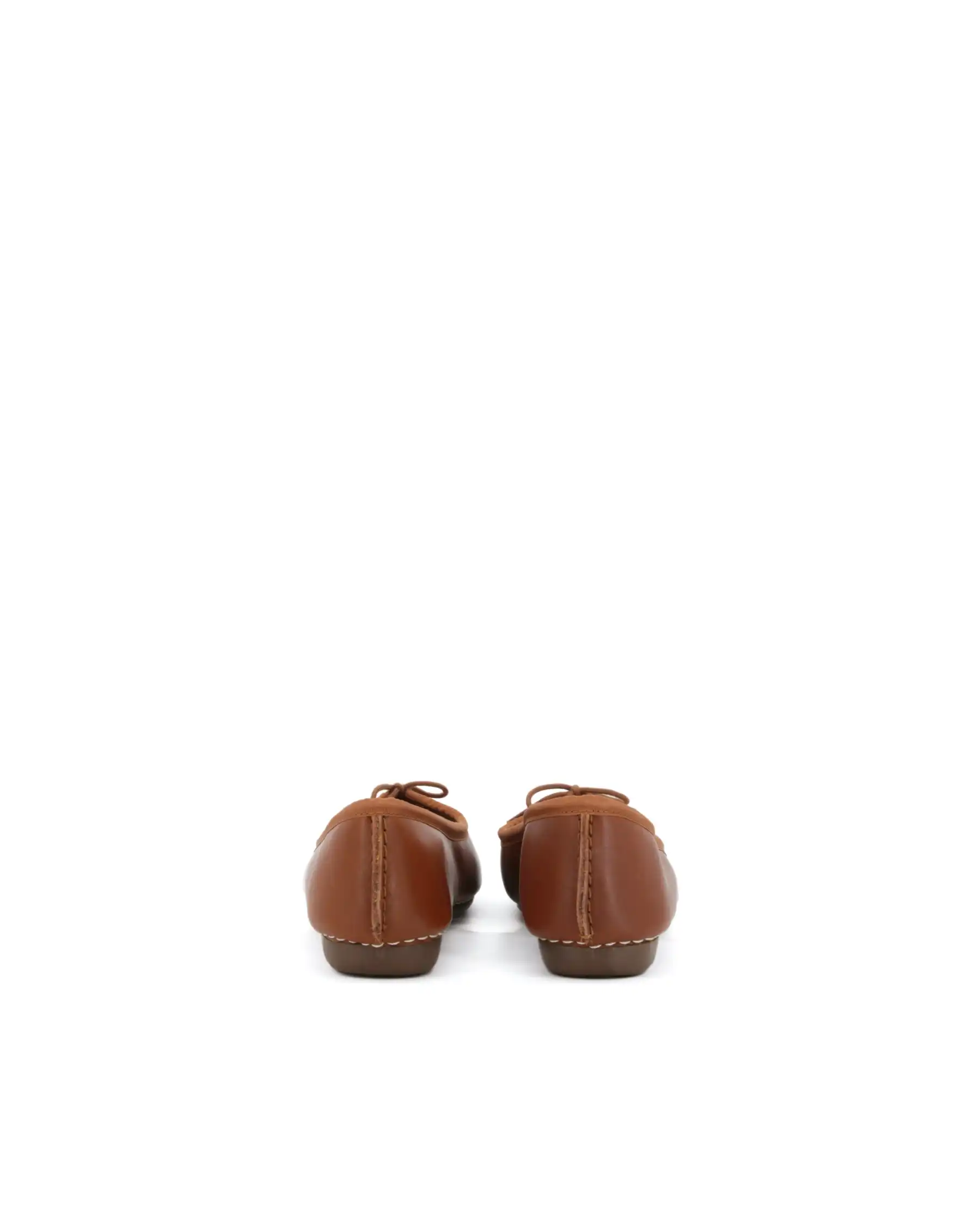 CLARKS BALLERINE FRECKLE MARRONE
