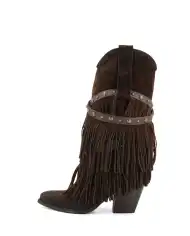 METISSE STIVALI TEXANI TESTA DI MORO