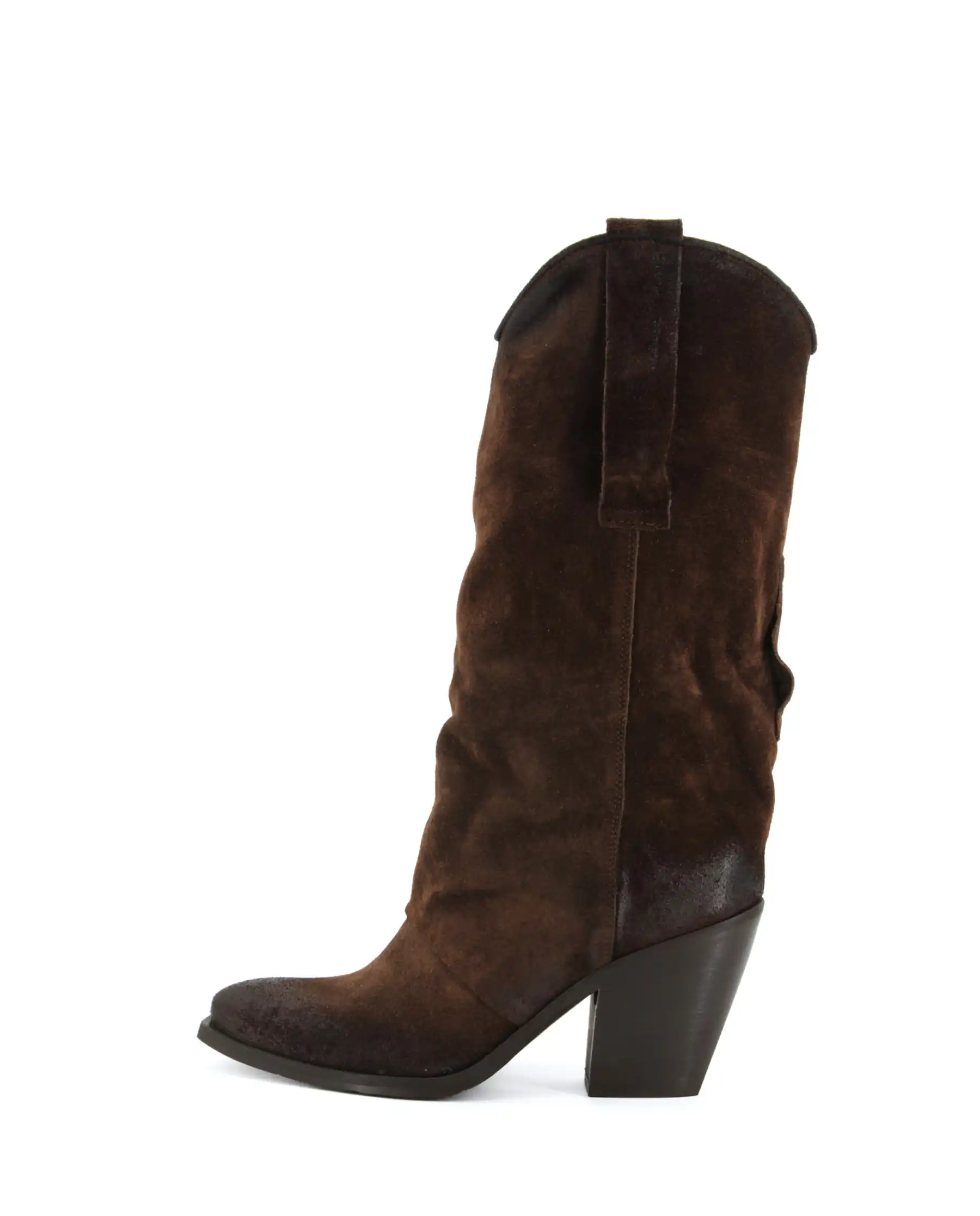 METISSE STIVALI TEXANI TESTA DI MORO