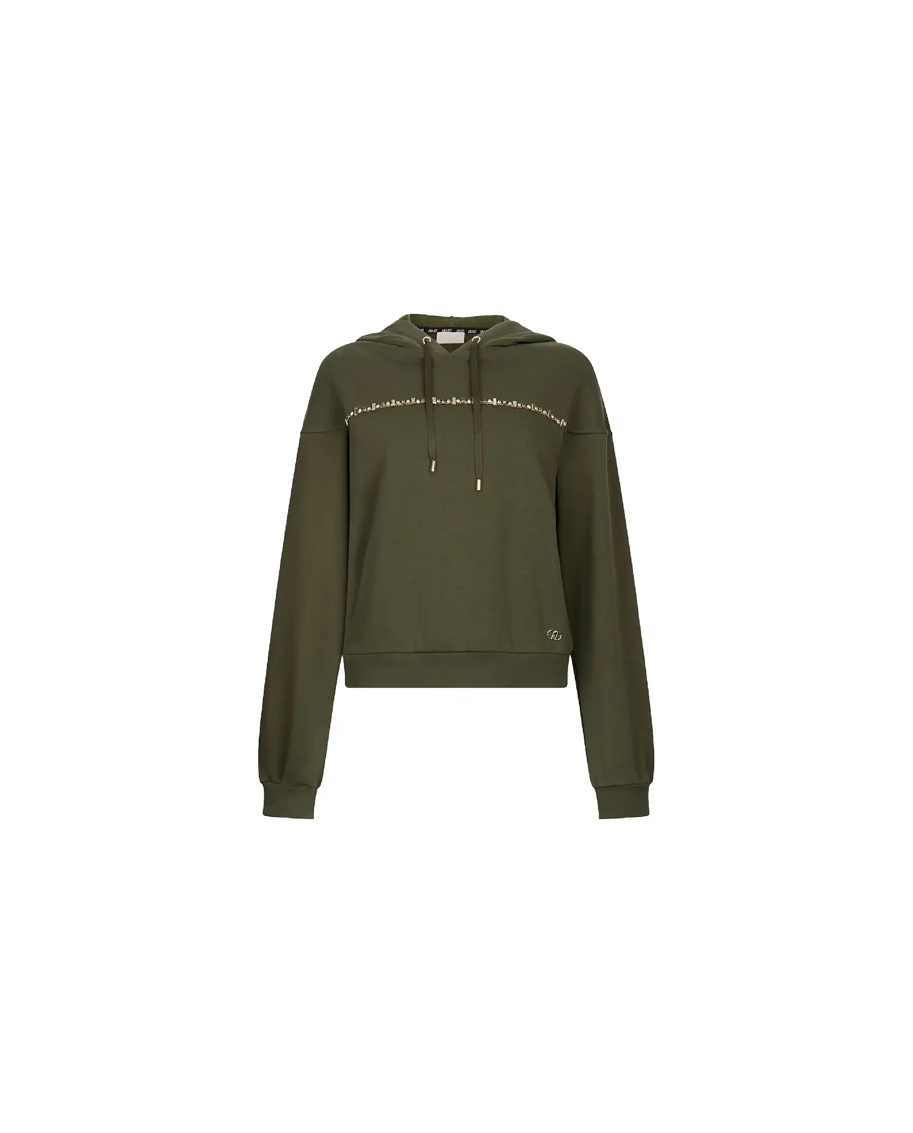 LIU JO FELPA VERDE MILITARE
