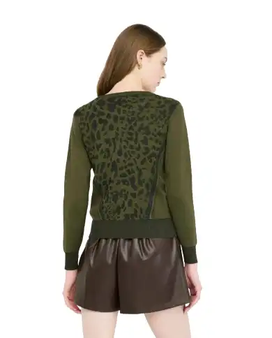 LIU JO MAGLIA VERDE MILITARE