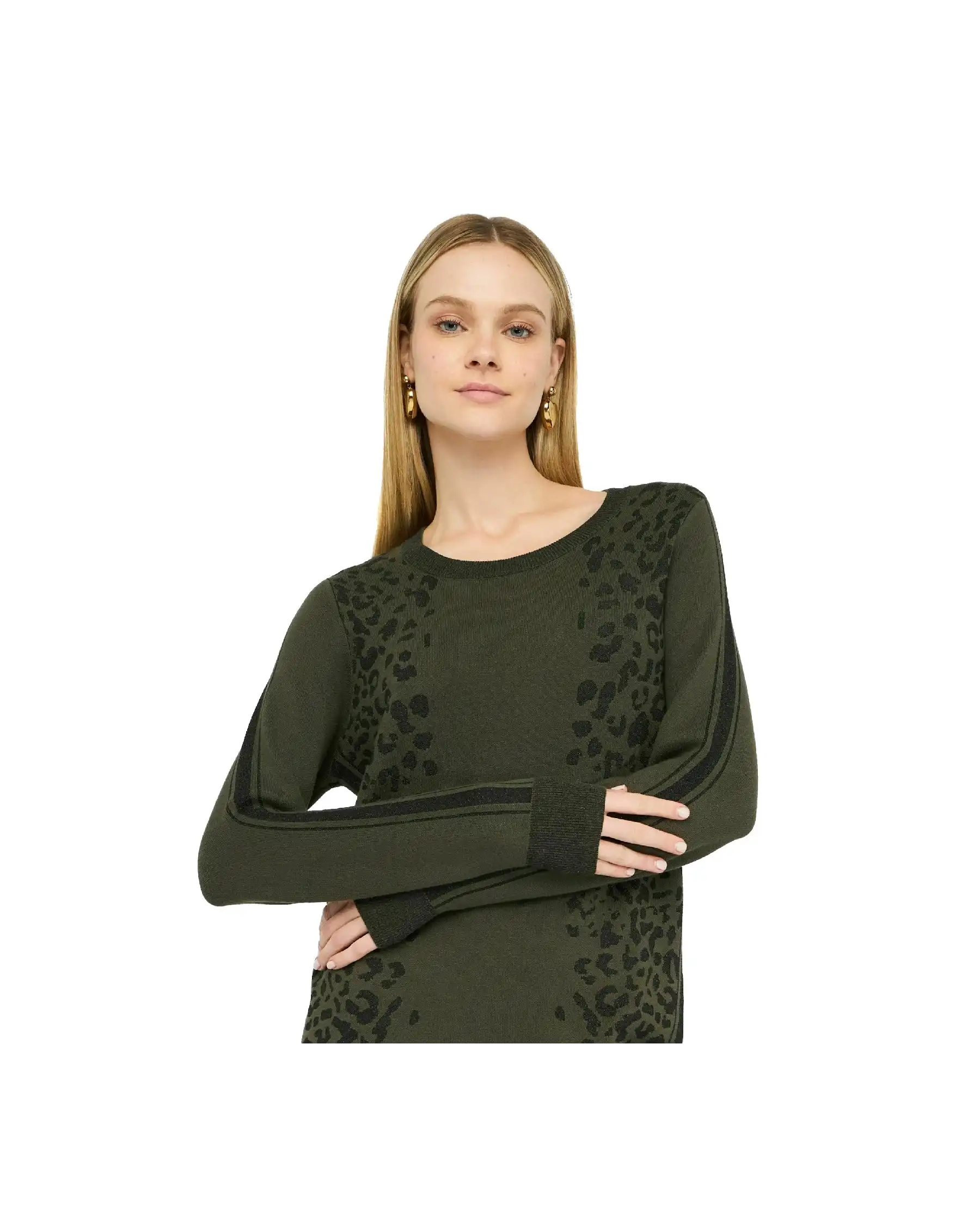 LIU JO ABITO VERDE MILITARE