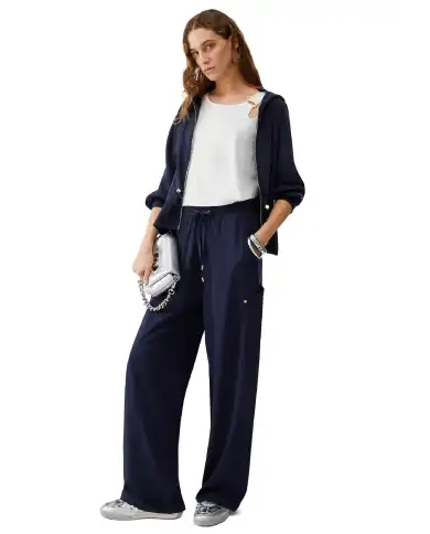 LIU JO T-SHIRT CON CUT-OUT PANNA