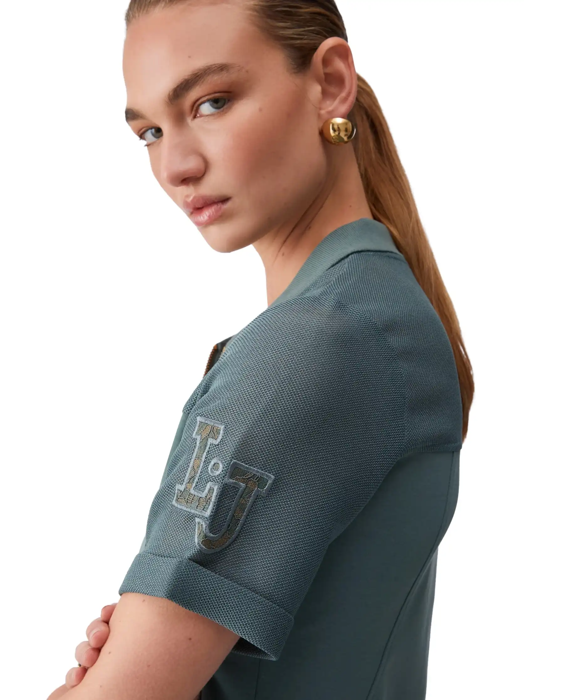 LIU JO ABITO CORTO VERDE MILITARE