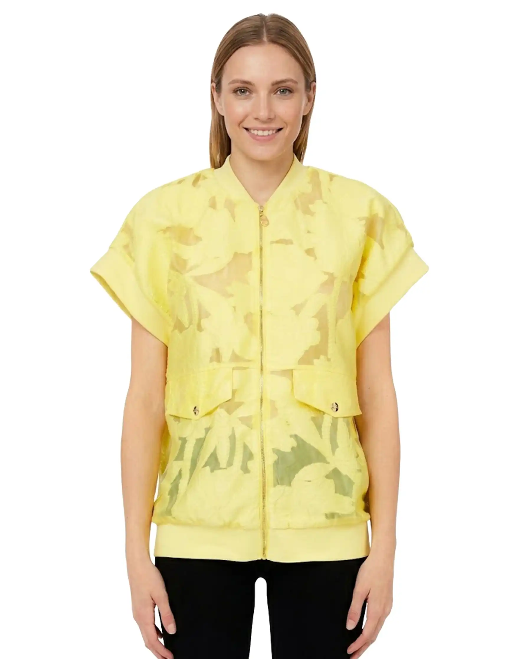 LIU JO GILET GIALLO