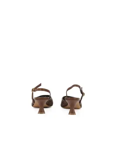 BIANCA DI SLING BACK TESTA DI MORO