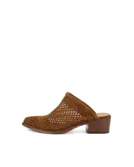 LE PEPITE SABOT TEXANO CUOIO