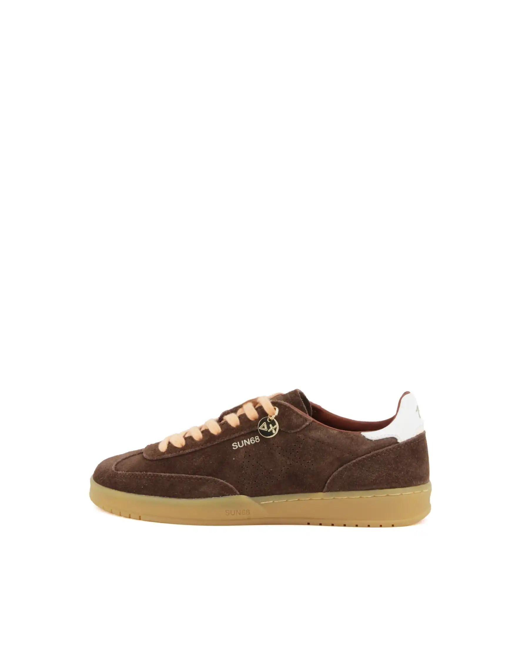 SUN 68 SNEAKERS CALIFORNIA MARRONE