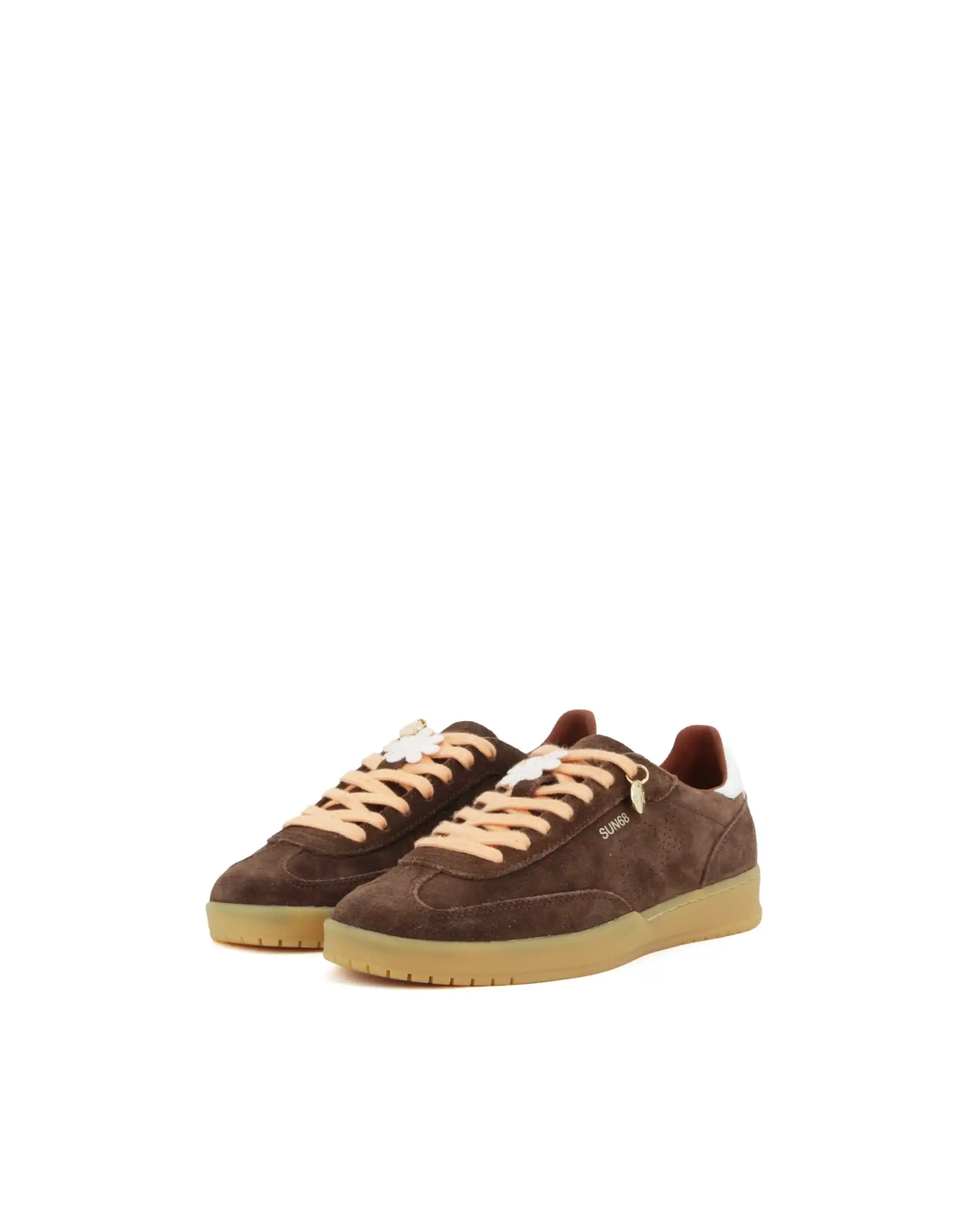 SUN 68 SNEAKERS CALIFORNIA MARRONE
