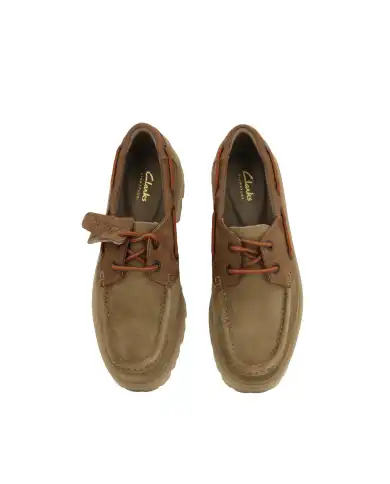 CLARKS BARCA CLEYHILL BOAT TAUPE