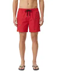 SUN 68 COSTUME EMBROIDERY ROSSO