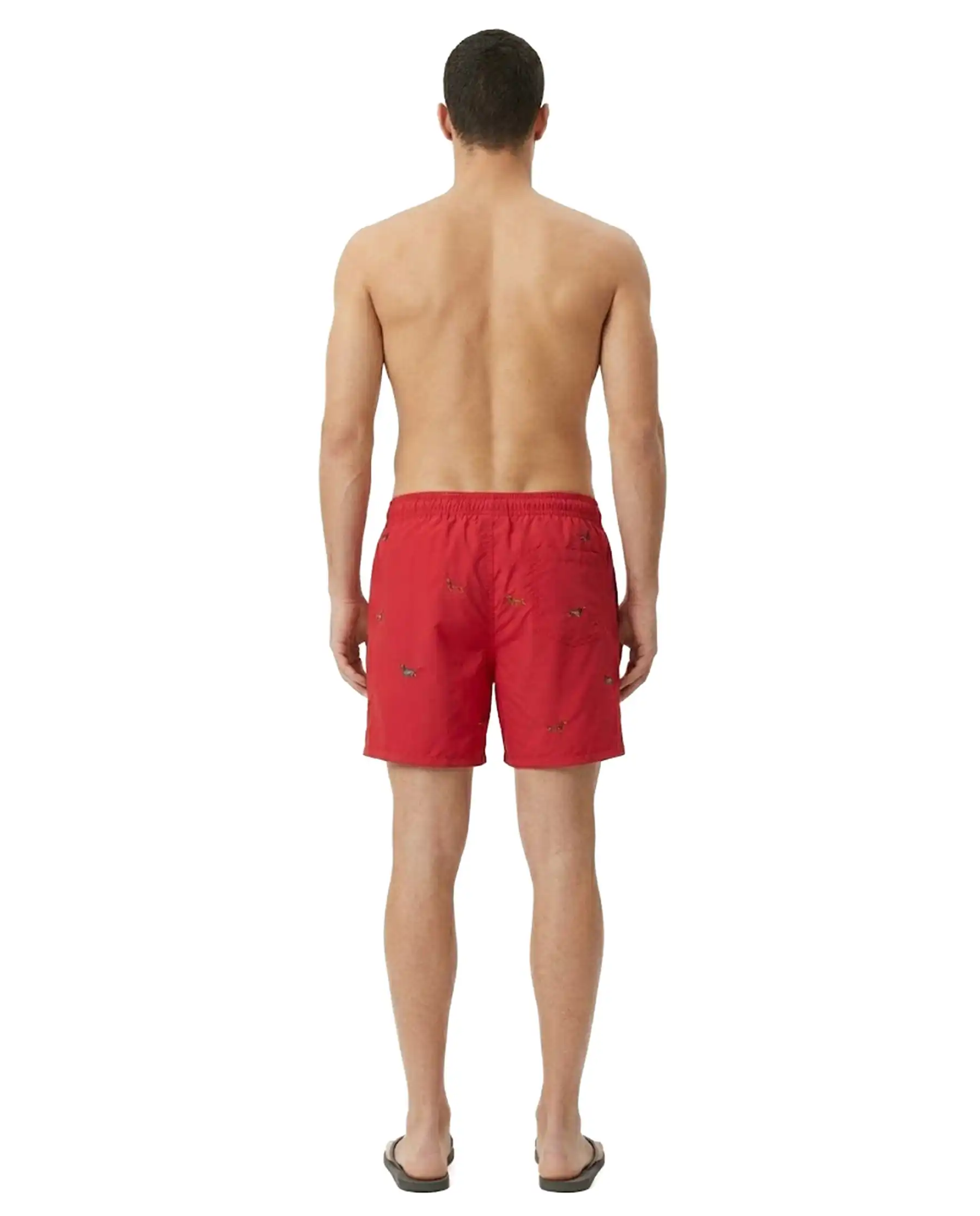 SUN 68 COSTUME EMBROIDERY ROSSO